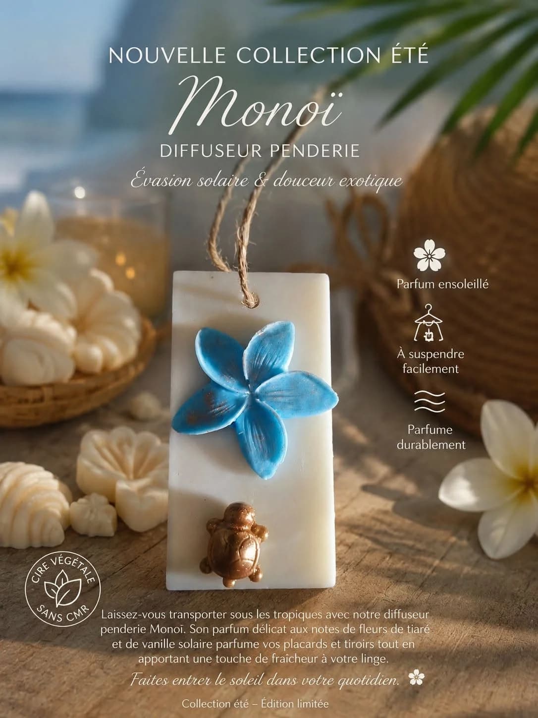 DIFFUSEUR PENDERIE MONOI — photo 1