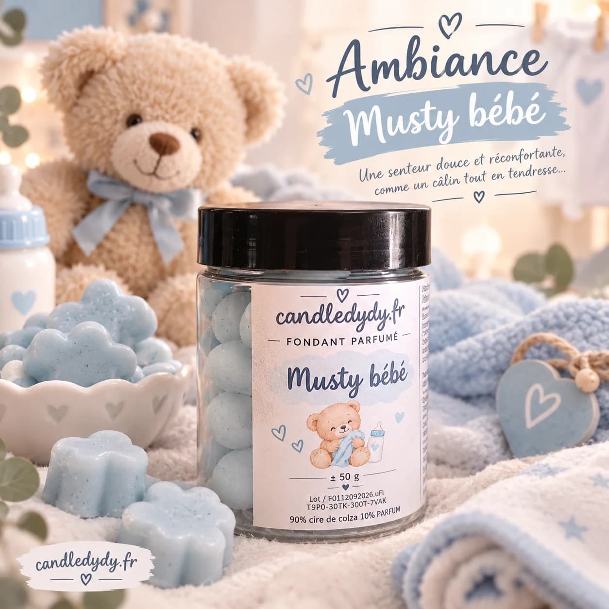 pot fondants parfumée musty +- 50g — photo 1